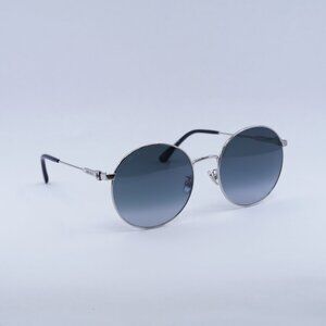 Jimmy Choo KAT/G/SK 0010 9O Sunglasses Palladium Round Frame, Grey Lenses